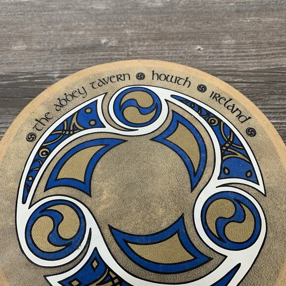 Waltons 8" Gaelic Celtic Bodhran The Abbey Tavern Ireland Irish - Picture 2 of 8